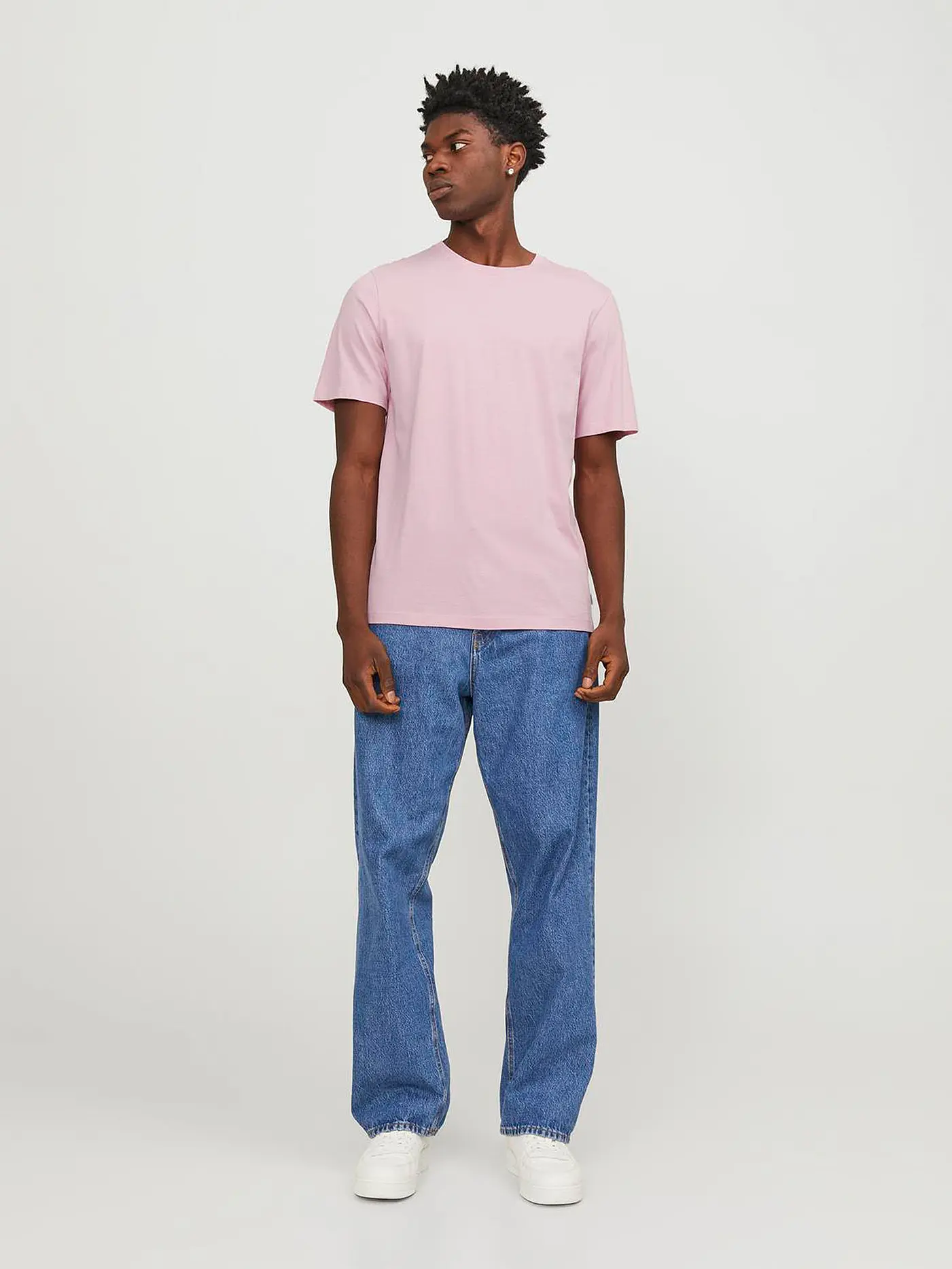 JACK & JONES | T-Shirt Slim Fit JJEORGANIC | rosa